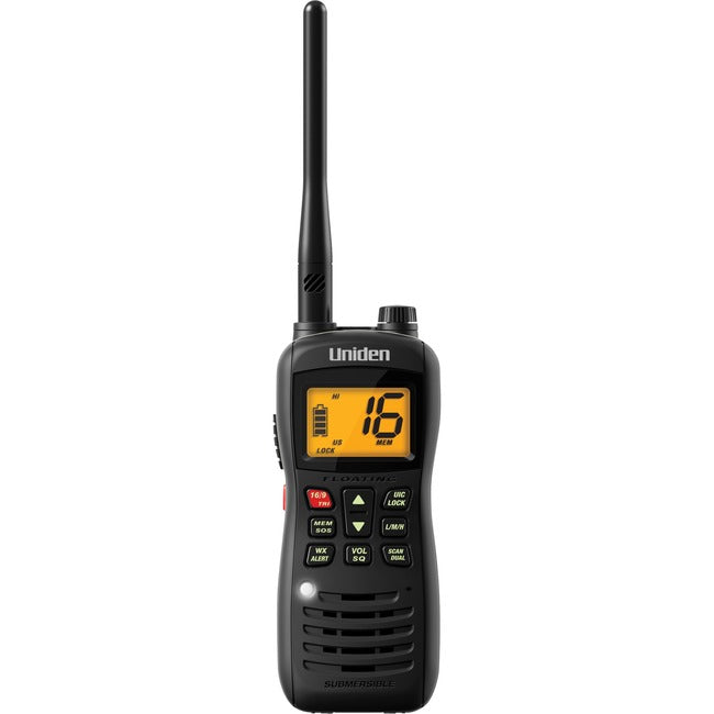 Uniden MHS126 Submersible Handheld Two-Way VHF Marine Radio