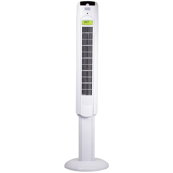 Digital Tower Fan with Remote (48", White)