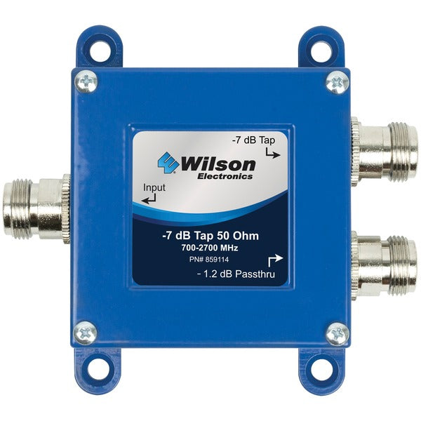-7dB 2-Way Cellular Signal Tap (50ohm , N-Female Connectors)
