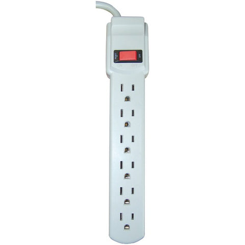 6-Outlet Grounded Surge Protector