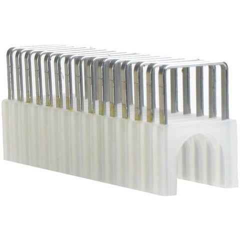 Clear T59(TM) Insulated Staples for RG59 quad & RG6, 5-16" x 5-16", 300 pk