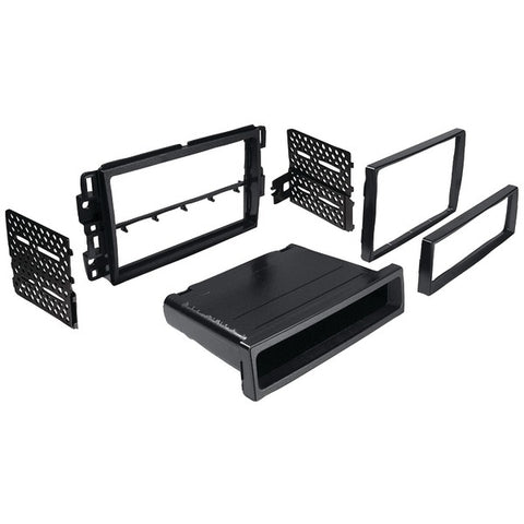 In-Dash Installation Kit (Chevrolet(R) Suburban-Tahoe 2007-2013 & Impala-Monte Carlo 2006-2007 Double-DIN-Single-DIN with Pocket)