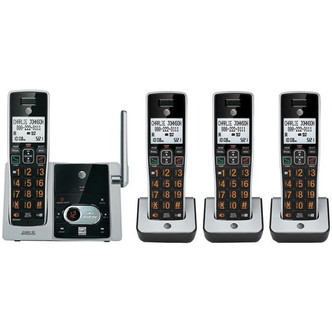 DECT 6.0 Cordless Answering System with Caller ID-Call Waiting (4-handset system)
