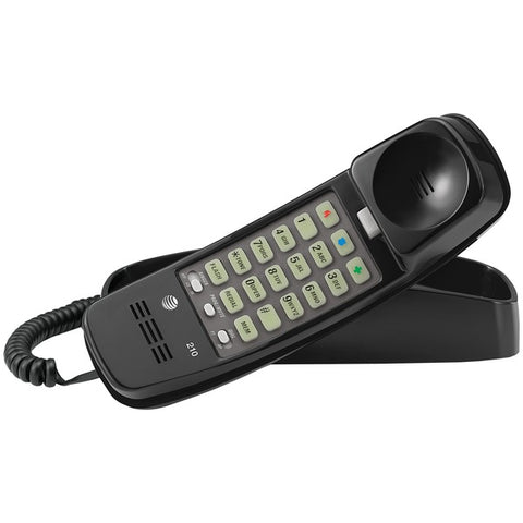 Corded Trimline(R) Phone with Lighted Keypad (Black)