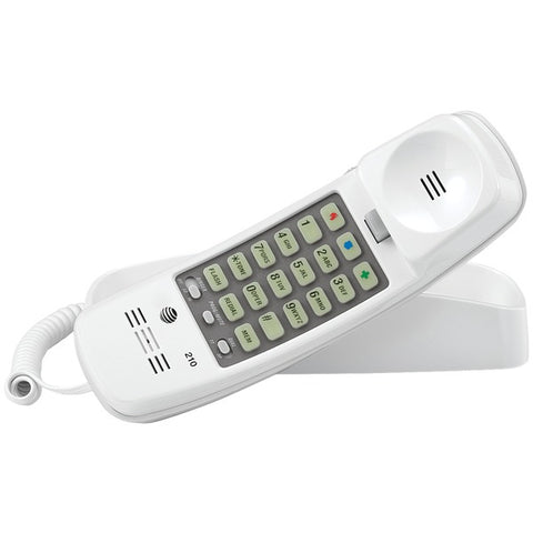Corded Trimline(R) Phone with Lighted Keypad (White)