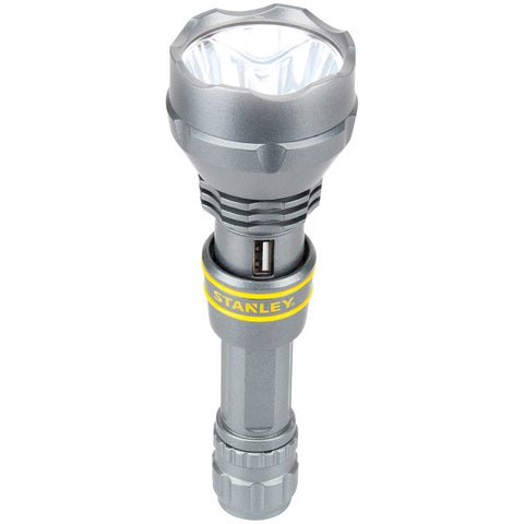 600-Lumen Rechargeable LED Flashlight with Portable Power