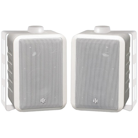 100-Watt 3-Way 4" RtR Series Indoor-Outdoor Speakers (White)