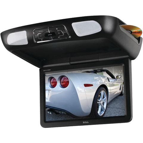 Ceiling-Mount Monitor with DVD Player, IR & FM Transmitters, 3 Interchangeable Housings & 2 Headphones (11.2")