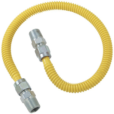 Gas Dryer & Water Heater Flex-Line (1-2" OD (1-2" MIP x 1-2" MIP) x 48")