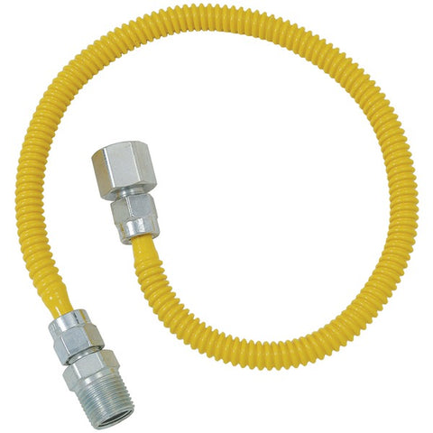 Gas Dryer & Water Heater Flex-Line (1-2" OD x 60" (1-2" FIP x 1-2" MIP)
