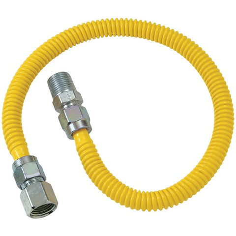 Gas Dryer & Water Heater Flex-Line (1-2" OD (1-2" FIP x 1-2" MIP) x 72")