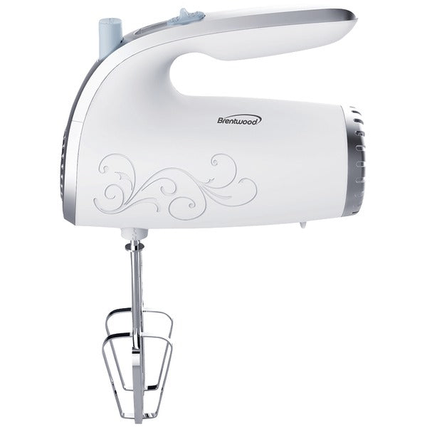 Lightweight 5-Speed Electric Hand Mixer (White)