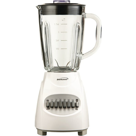 42-Ounce 12-Speed + Pulse Electric Blender with Glass Jar (White)