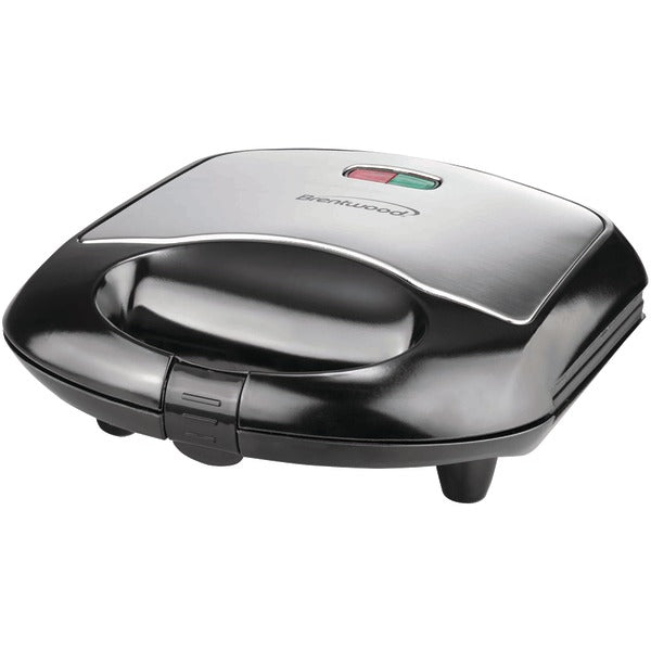 Nonstick Compact Dual Sandwich Maker (Black)