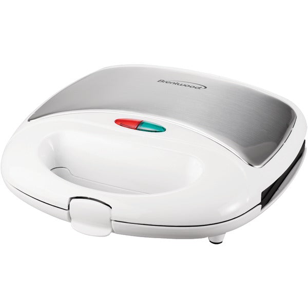 Nonstick Compact Dual Sandwich Maker (White)