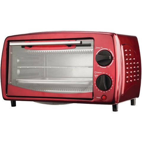 4-Slice Toaster Oven & Broiler (Red)