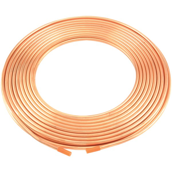 Copper Refrigeration Tubing, 50ft Roll (1-4")