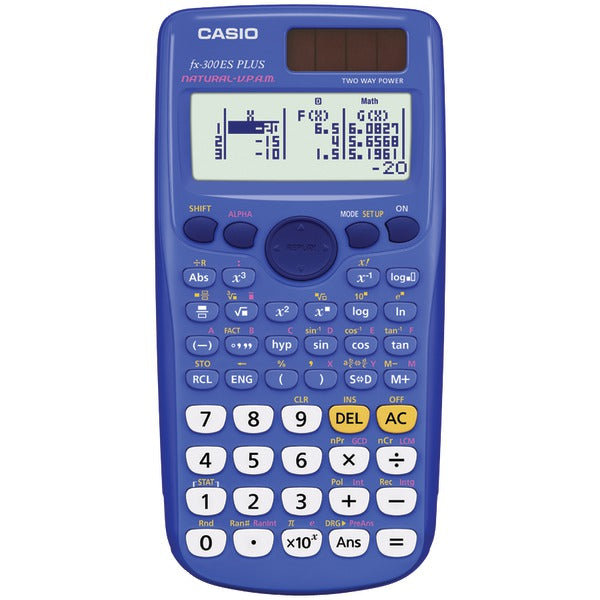 Fraction & Scientific Calculator (Blue)