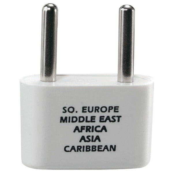 Adapter Plug for Europe, Middle East, Parts of Africa & Caribbean