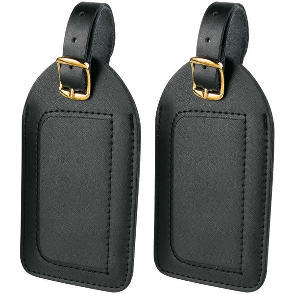Leather Luggage Tags, 2 pk