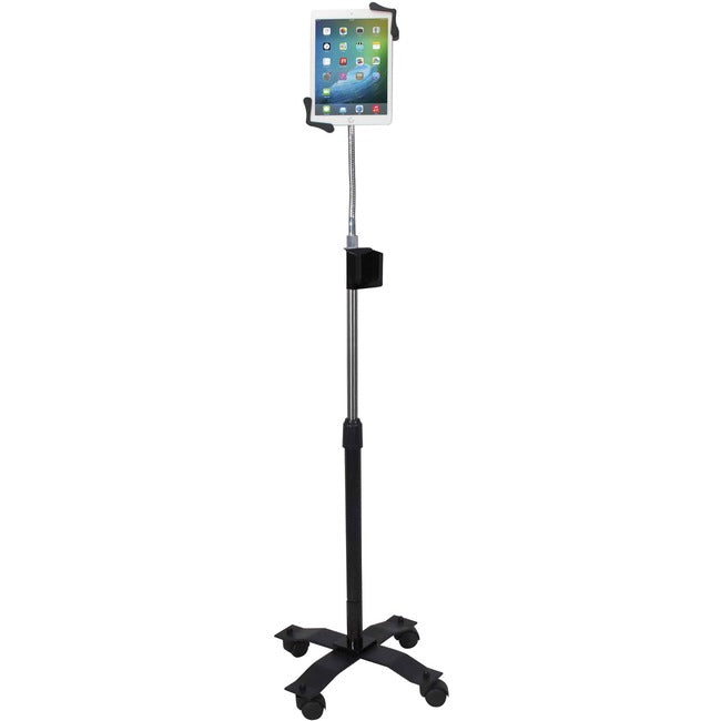 CTA Digital Compact Floor Stand w- Gooseneck for 7-13" Tablets