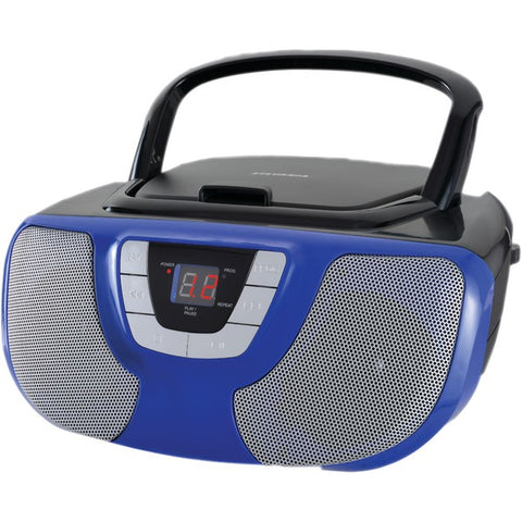 Portable CD Radio Boom Box (Blue)
