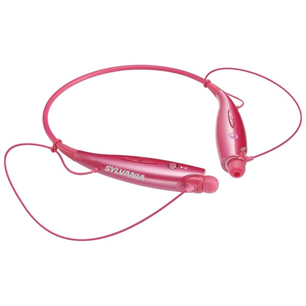 Bluetooth(R) Sports Headphones with Microphone (Pink)