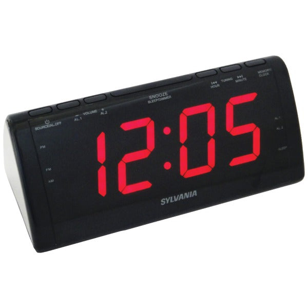 Jumbo-Digit Dual Alarm Clock Radio