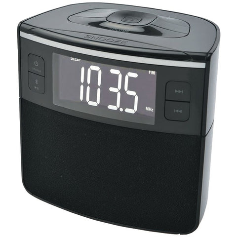 Bluetooth(R) Clock Radio with Auto-Set Dual Alarm Clock & USB Charging