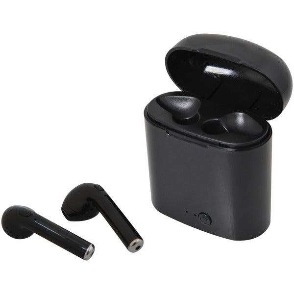 In-Ear Bluetooth(R) True Wire-Free Earbuds with Microphone & Charging Case
