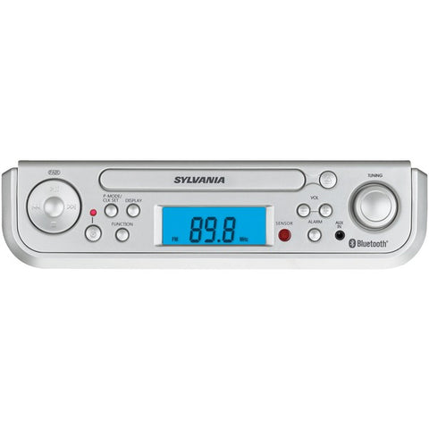 Under-Cabinet Bluetooth(R) CD Clock Radio
