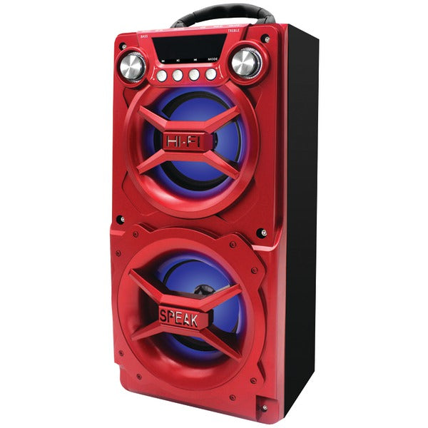 Bluetooth(R) Speaker with Speakerphone (Red)