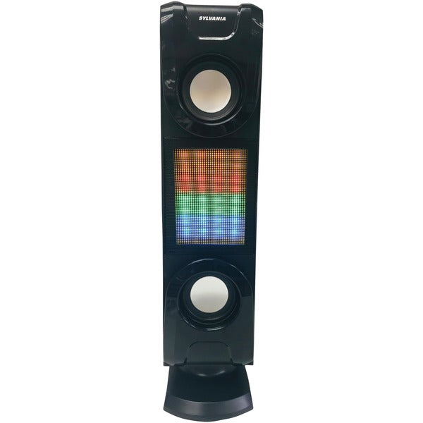 Bluetooth(R) Light-up Mini Tower Speaker (Black)