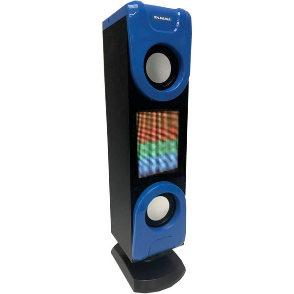 Bluetooth(R) Light-up Mini Tower Speaker (Blue)
