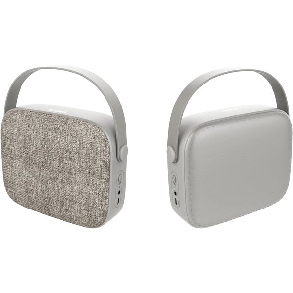 Portable Bluetooth(R) Retro-Design Fabric Speaker (Sand)