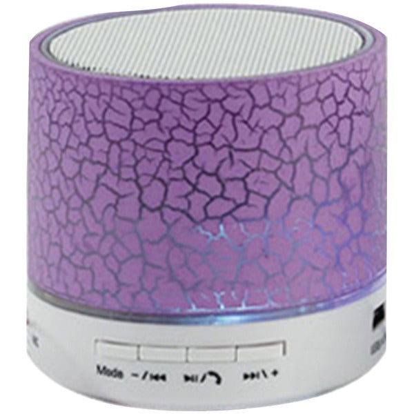 Bluetooth(R) Lighted Portable Speaker (Purple)