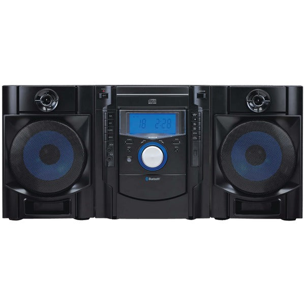 Bluetooth(R) CD Radio Micro System with Blue LED Display