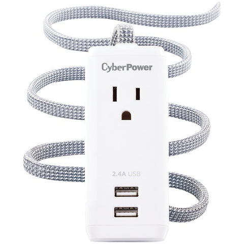 GC106U Reach and Charge(TM) USB and AC Power Cord, 6-Foot Braided Cable