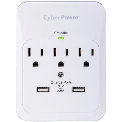 P300WURC2 Home Office Surge-Protector Wall Tap with 2 USB Ports