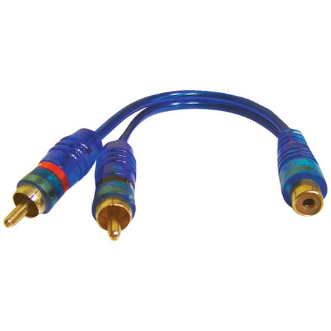 Jammin' Series RCA Y-Adapter (1 Female to 2 Males)