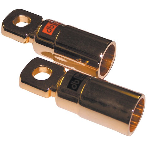 5-16" Gold Ring Terminals, 2 pk (4 Gauge)