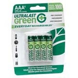 NABC Everyday Rechargeables ULGED4AAA General Purpose Battery