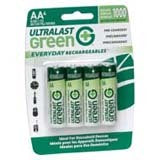 NABC Everyday Rechargeables ULGED4AA General Purpose Battery