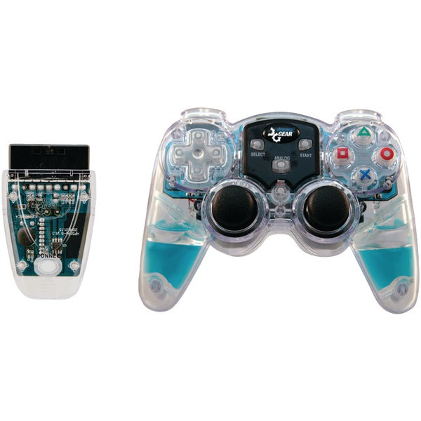 Lava Glow Wireless Controller for PlayStation(R)2 (Blue)