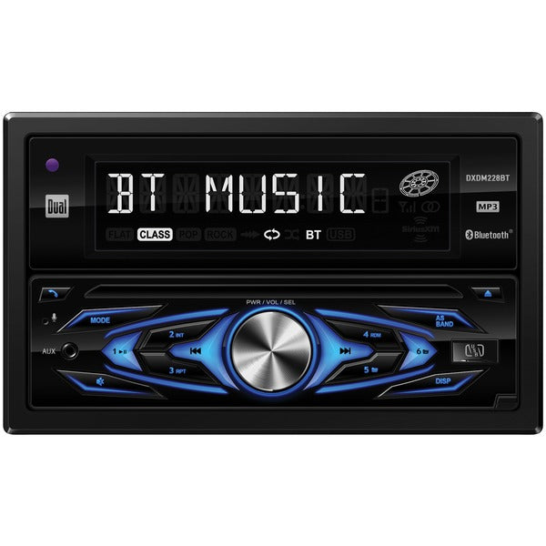 Double-DIN In-Dash CD AM-FM Receiver with Bluetooth(R)