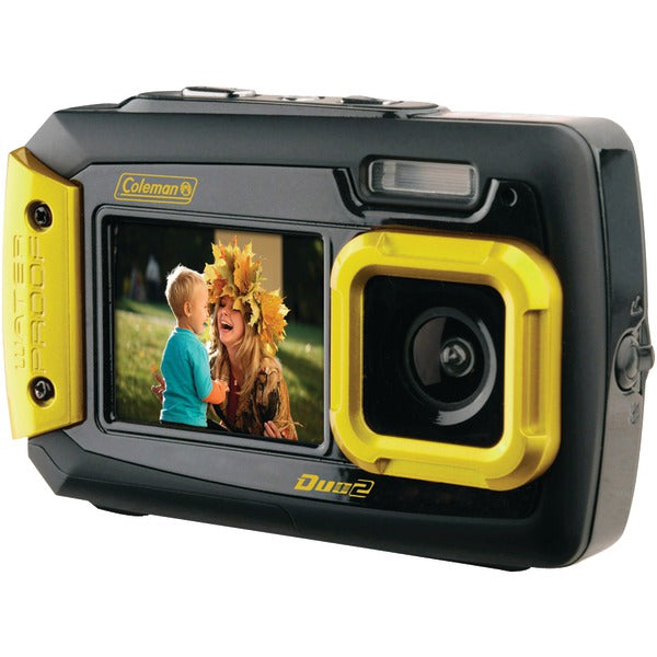 20.0-Megapixel Duo2 Dual-Screen Waterproof Digital Camera (Yellow)