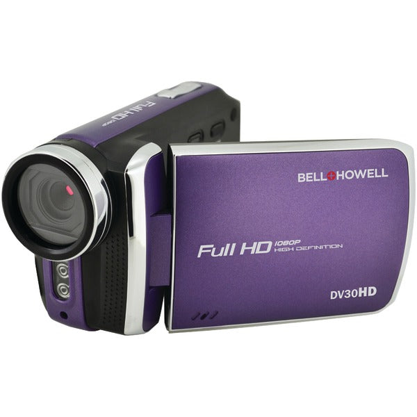 20.0-Megapixel 1080p DV30HD Fun Flix(R) Slim Camcorder (Purple)