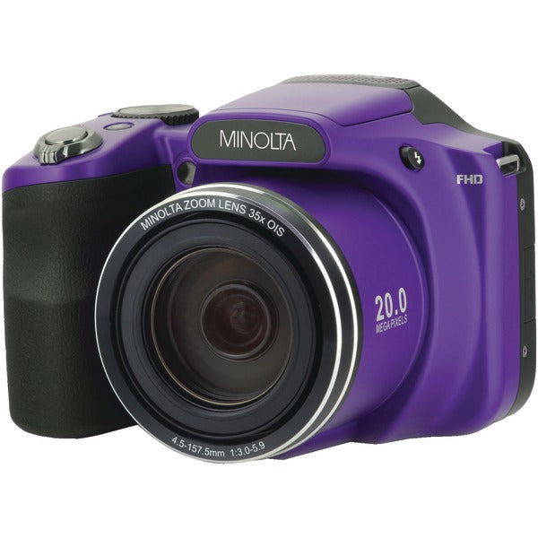 20.0-Megapixel 1080p Full HD Wi-Fi(R) MN35Z Bridge Camera with 35x Zoom (Purple)
