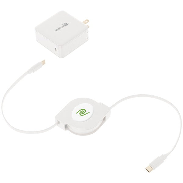 61-Watt USB-C(TM) Notebook Charger with Retractable Cable