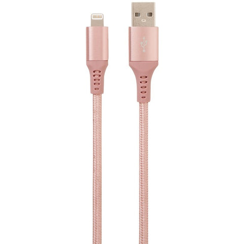 Charge and Sync USB Cable with Lightning(R) Connector, 10-Foot (Rose Gold)